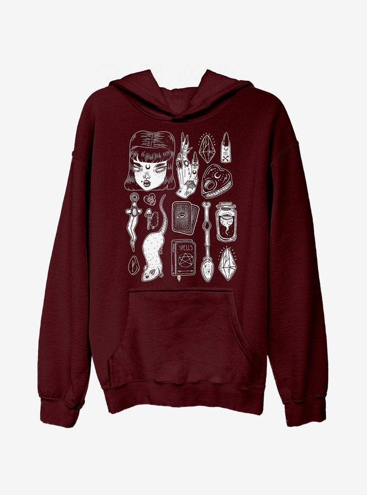 Witch Icon Girls Hoodie