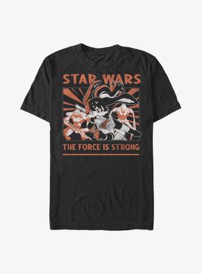Star Wars: Visions Strong Force Characters T-Shirt