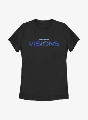 Star Wars: Visions Blue Logo Womens T-Shirt