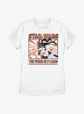 Star Wars: Visions Strong Force Characters Womens T-Shirt