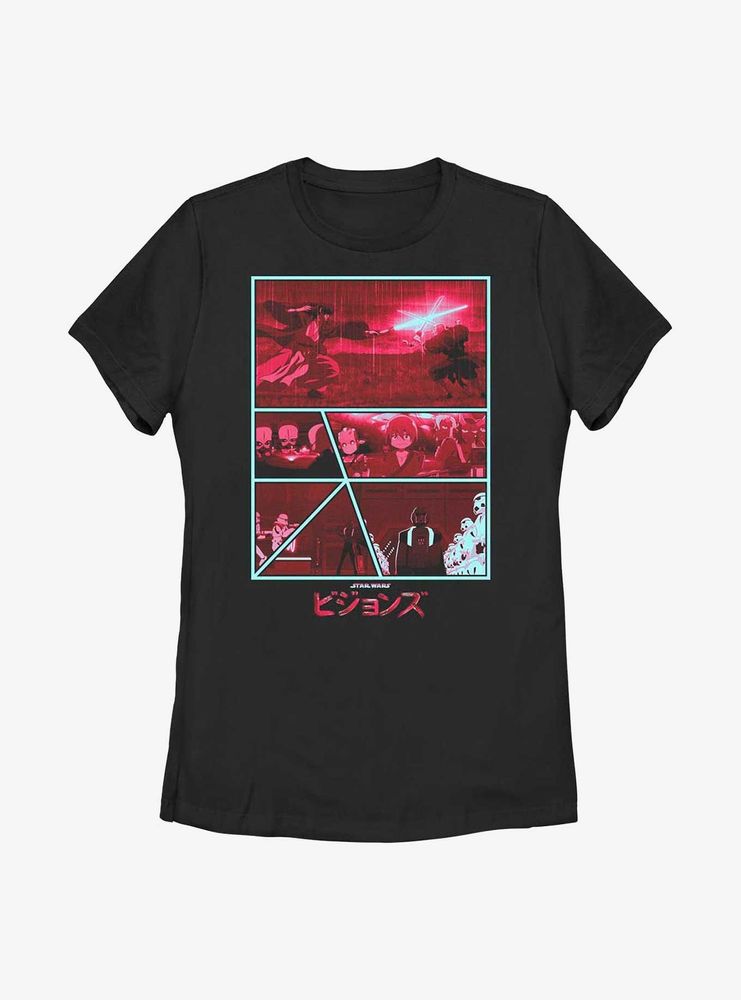 Star Wars: Visions Multi Panel Womens T-Shirt