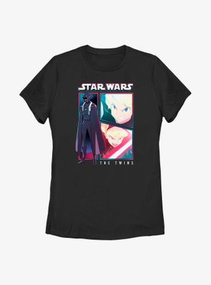 Star Wars: Visions Twins Comic Panels Womens T-Shirt