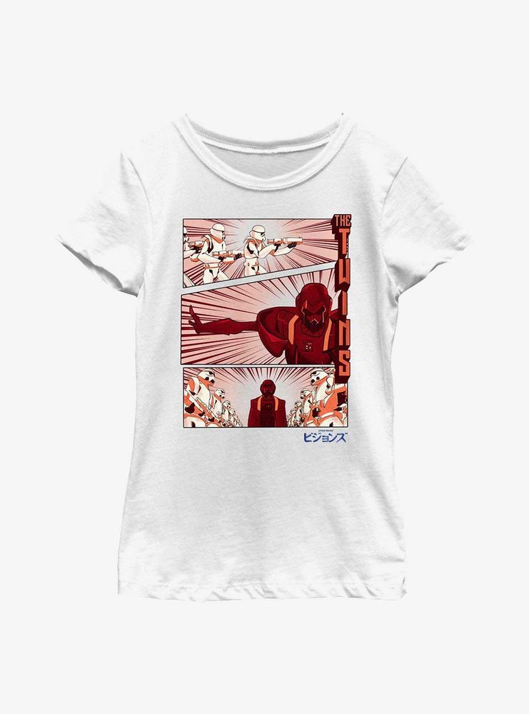 Star Wars: Visions Scene Showdown Youth Girls T-Shirt