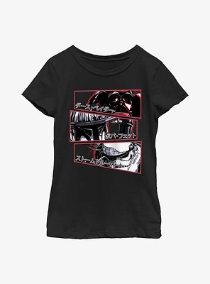 Star Wars: Visions Stacked Panels Youth Girls T-Shirt
