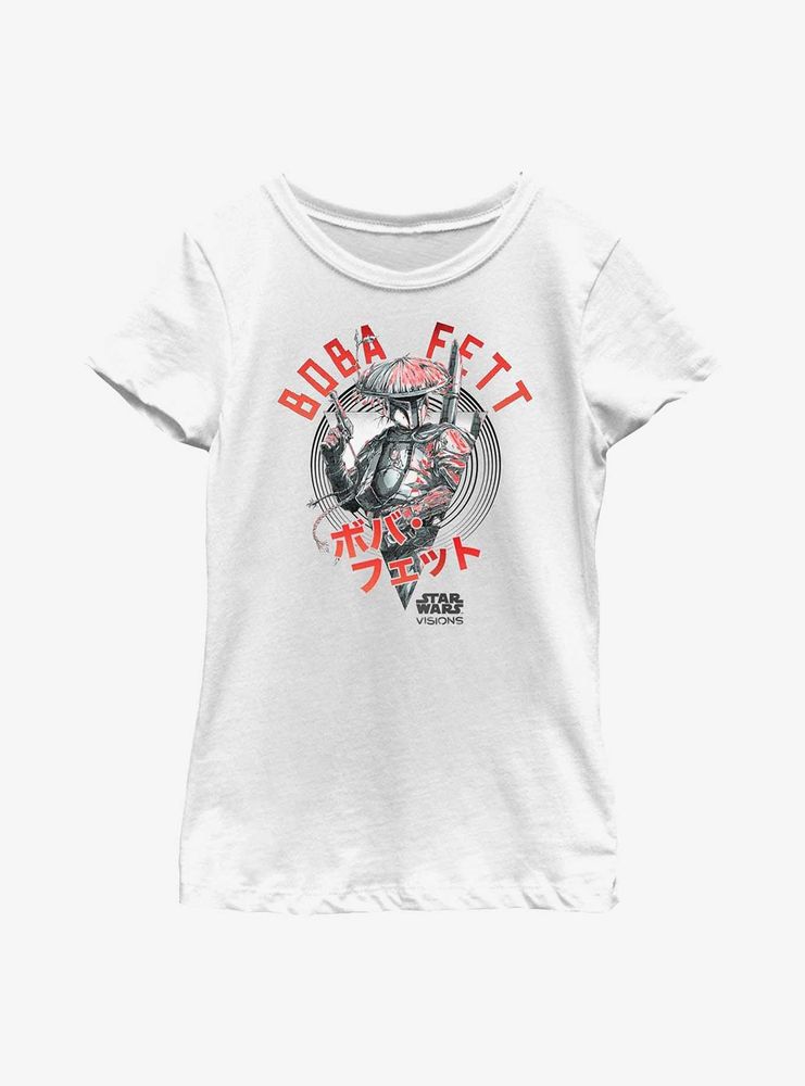 Star Wars: Visions The Boba Fett Youth Girls T-Shirt