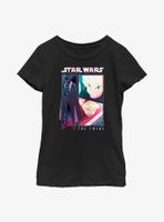 Star Wars: Visions Twins Comic Panels Youth Girls T-Shirt
