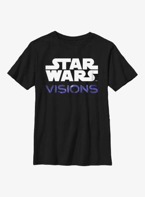 Star Wars: Visions Logo Stacked Youth T-Shirt