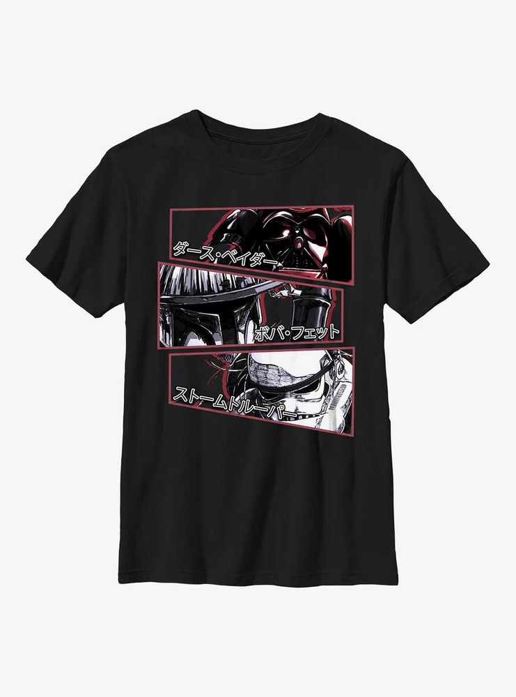 Star Wars: Visions Stacked Panels Youth T-Shirt