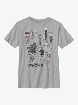 Star Wars: Visions Textbook Characters Youth T-Shirt