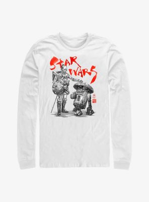 Star Wars: Visions Anime Droids Long-Sleeve T-Shirt