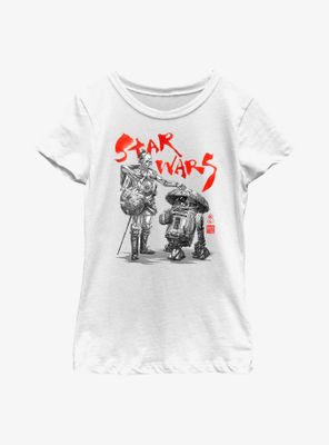 Star Wars: Visions Anime Droids Youth Girls T-Shirt