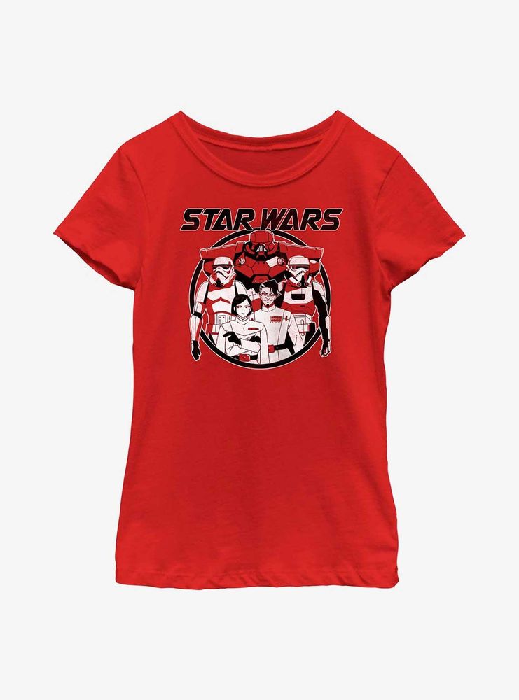 Star Wars: Visions Dark Side Anime Youth Girls T-Shirt