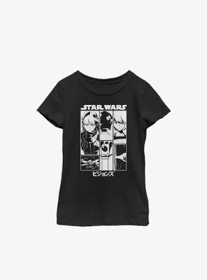 Star Wars: Visions Poster Youth Girls T-Shirt