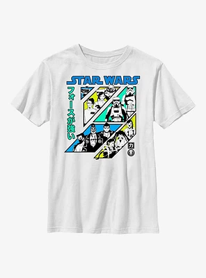 Star Wars: Visions Force Grid Youth T-Shirt