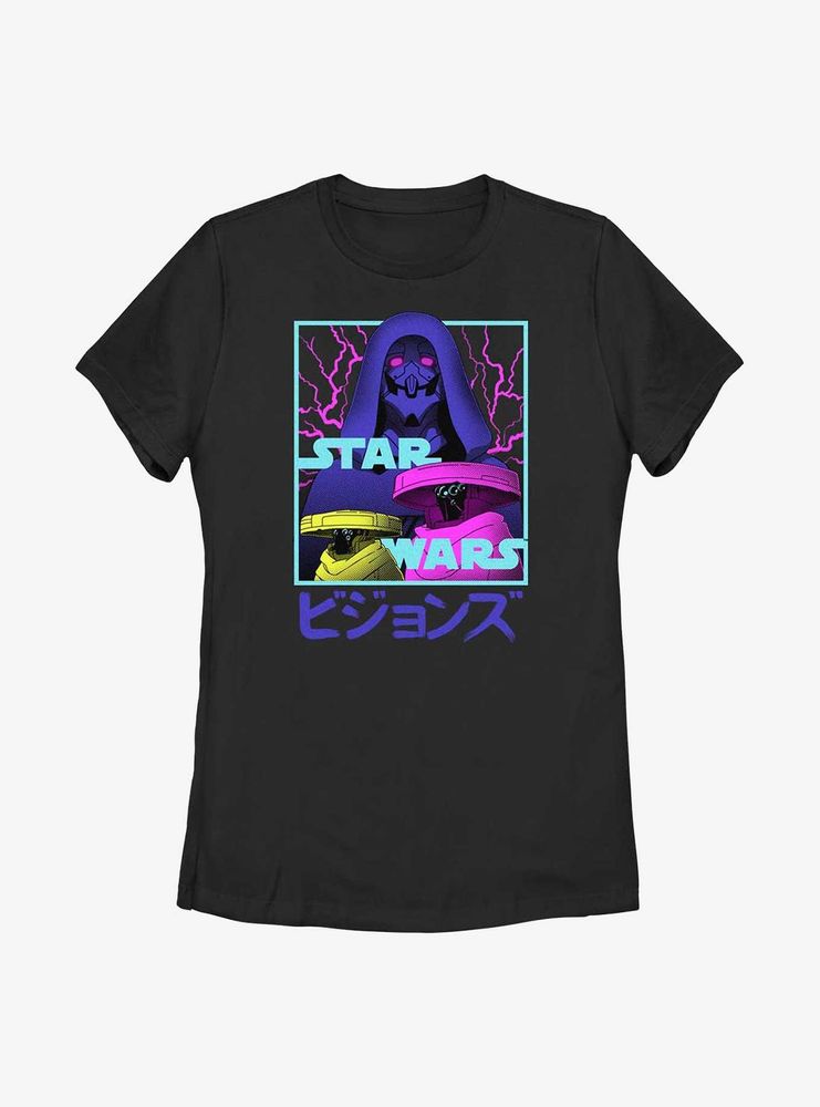 Star Wars: Visions Metal Faces Womens T-Shirt