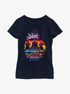 Star Wars: Visions It Takes A Village Youth Girls T-Shirt