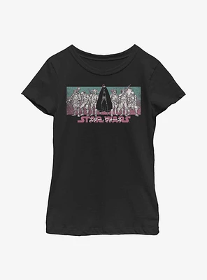 Star Wars: Visions Group Youth Girls T-Shirt