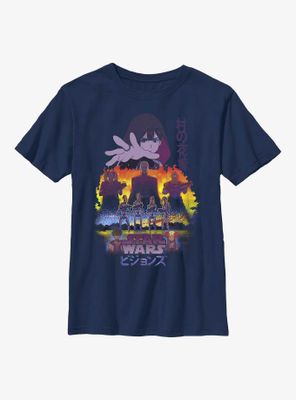 Star Wars: Visions It Takes A Village Youth T-Shirt