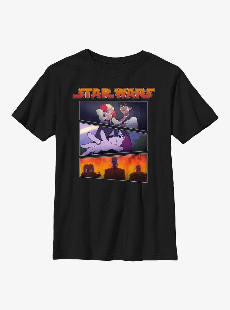 Star Wars: Visions Village Bride Panels Youth T-Shirt