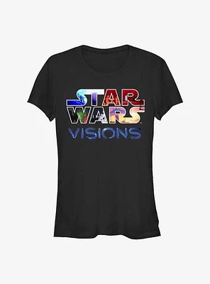 Star Wars: Visions Franchised Logo Girls T-Shirt