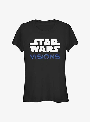 Star Wars: Visions Stacked Logo Girls T-Shirt