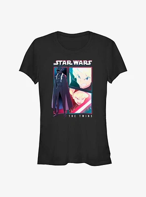 Star Wars: Visions The Twins Comic Panels Girls T-Shirt