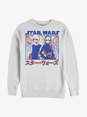 Star Wars: Visions The Twins Anime Crew Sweatshirt