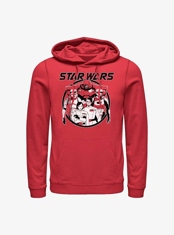 Star Wars: Visions The Dark Side Army Anime Hoodie