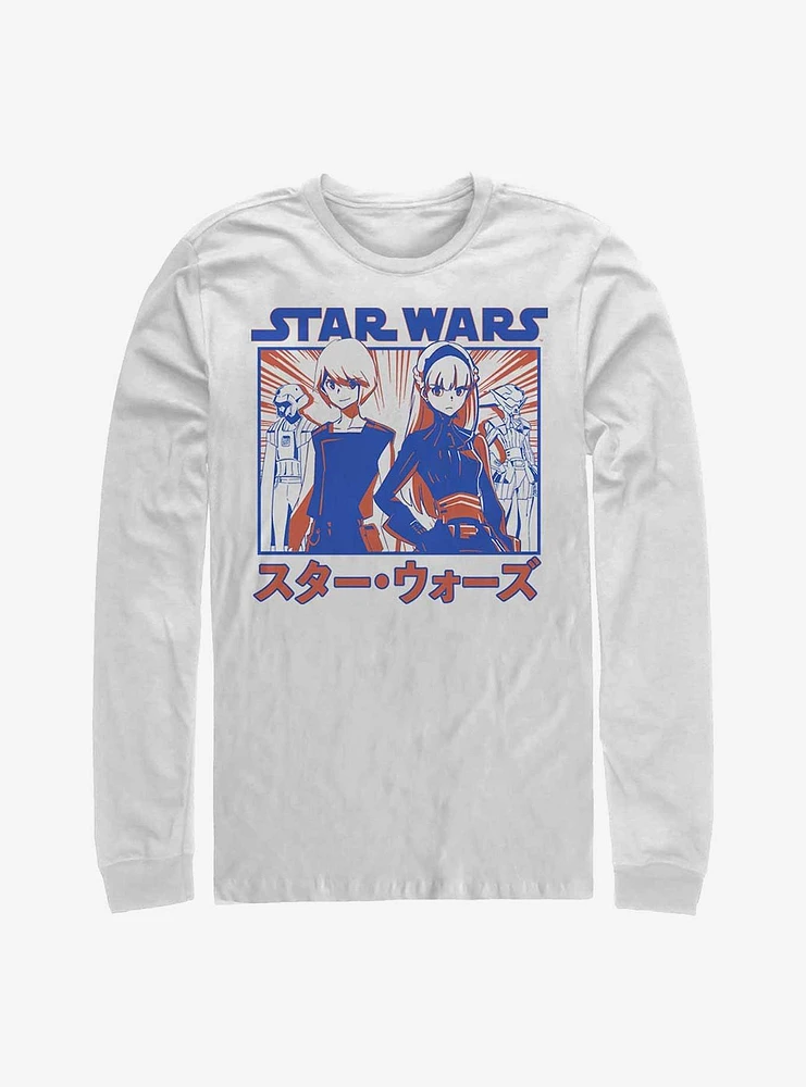 Star Wars: Visions The Twins Anime Long-Sleeve T-Shirt