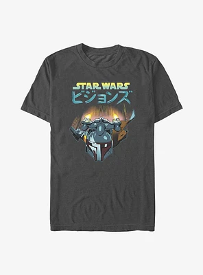 Star Wars: Visions Boba Fett Jetpack T-Shirt
