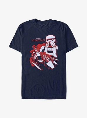 Star Wars: Visions Stormtrooper Speeder Bike T-Shirt