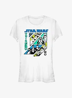 Star Wars: Visions Character Grid Girls T-Shirt