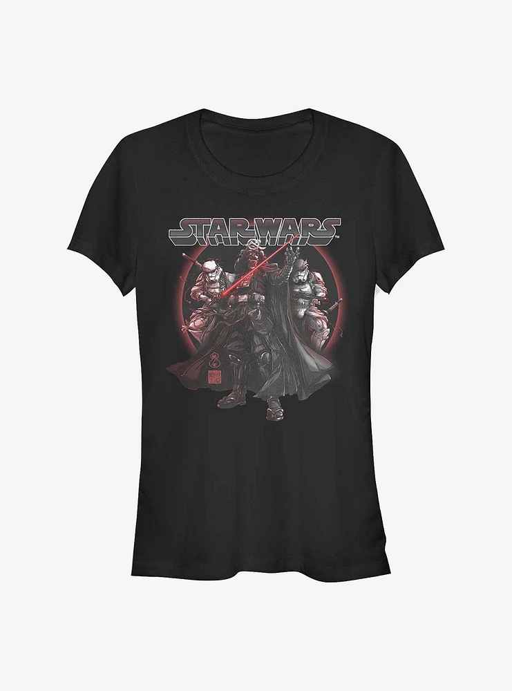 Star Wars: Visions Darth Vader & Stormtroopers Girls T-Shirt