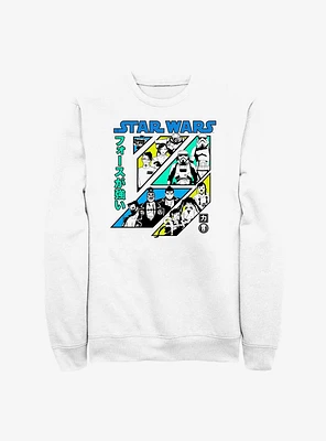 Star Wars: Visions Character Grid Crew Sweatshirt