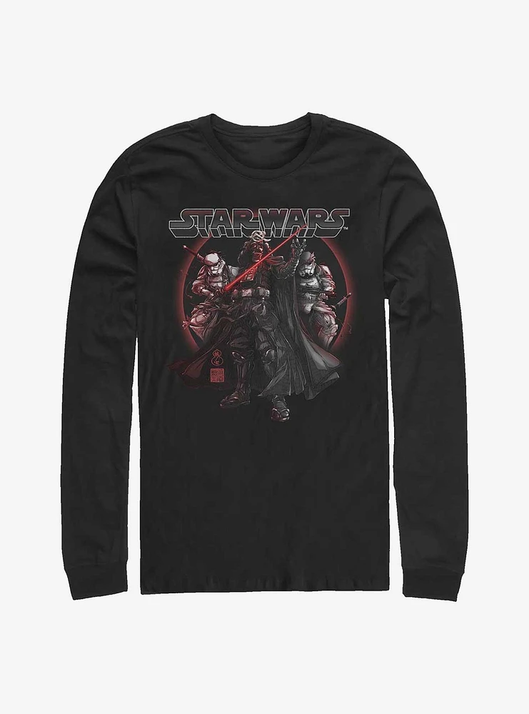 Star Wars: Visions Darth Vader & Stormtroopers Long-Sleeve T-Shirt