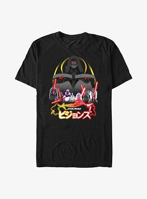 Star Wars: Visions The Ninth Jedi Face-Off T-Shirt