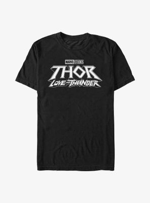 Marvel Thor: Love And Thunder Black Logo T-Shirt
