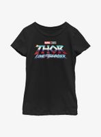 Marvel Thor: Love And Thunder Logo Youth Girls T-Shirt