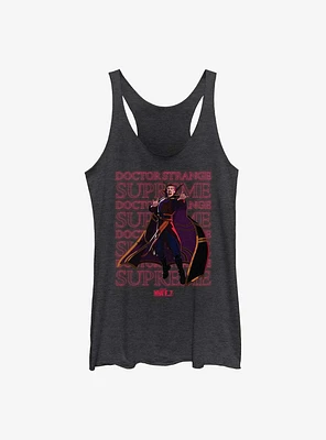 Marvel What If...? Supreme Text Stack Womens Tank Top