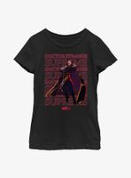 Marvel What If...? Supreme Text Stack Youth Girls T-Shirt