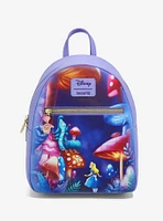 Loungefly Disney Alice In Wonderland Mushroom Caterpillar Mini Backpack