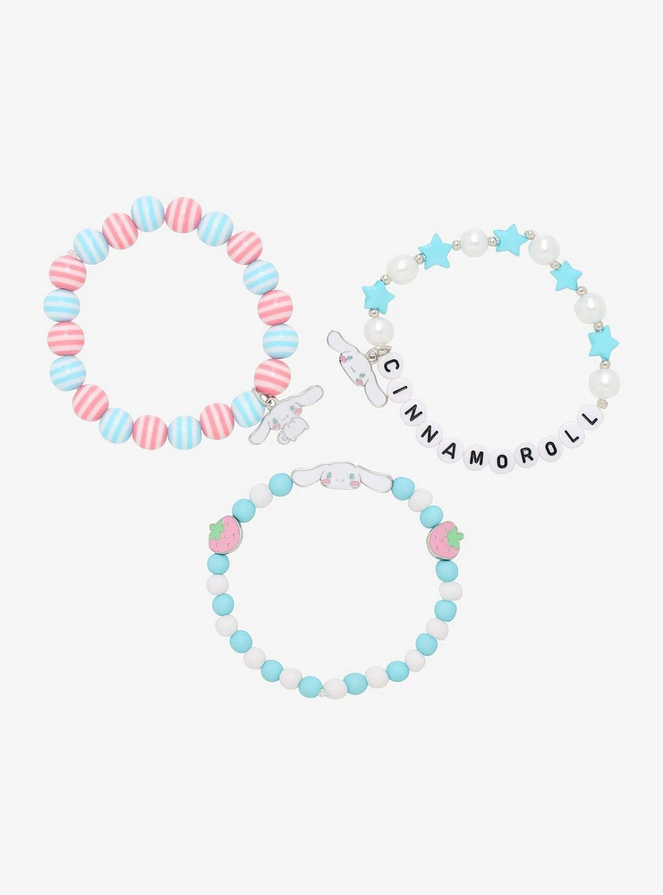 Cinnamoroll Strawberry Beaded Bracelet Set