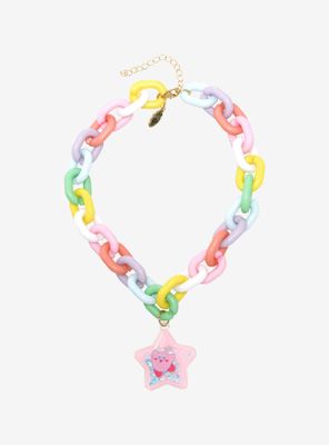 Kirby Chunky Rainbow Chain Necklace