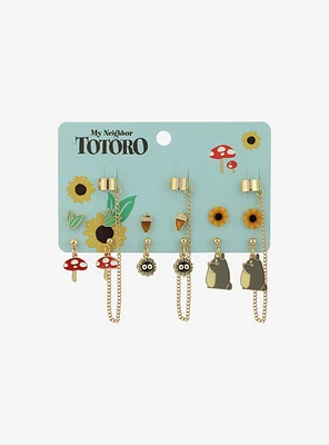 Studio Ghibli My Neighbor Totoro Cuff Earring Set