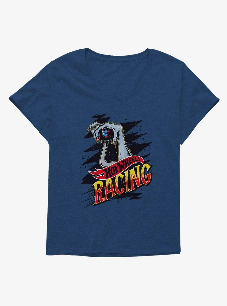 Hot Wheels Spooky Racing Hand Girls T-Shirt Plus