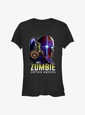 Marvel What If...? Zombie Captain America & The Watcher Girls T-Shirt