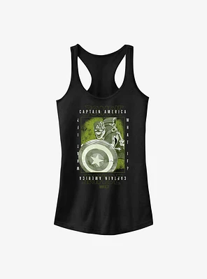 Marvel What If...? Boxed Zombie Captain America Girls Tank