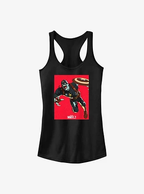 Marvel What If...? Zombie Captain America Girls Tank