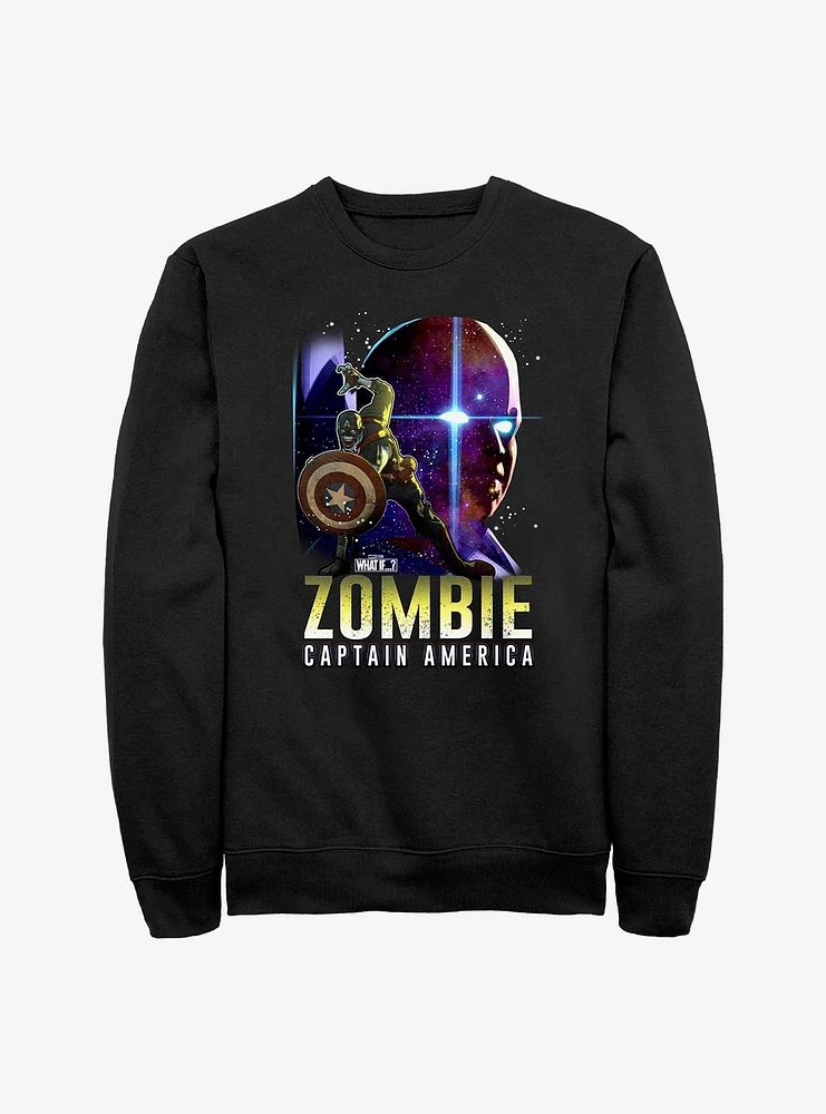 Marvel What If...? Zombie Captain America & The Watcher Sweatshirt