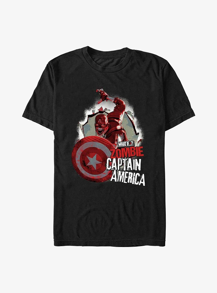 Marvel What If?? Breakthrough Zombie Captain America T-Shirt